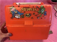 Vintage Plastic Mupppets Lunch Box