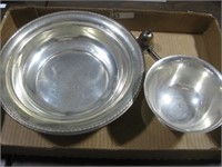 Sterling Silver (517 Grams) 10” Goham Bowl, 5”