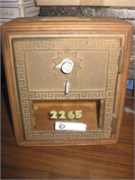 Vintage Post Office Lockbox  Bank