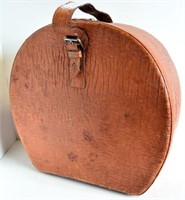 GERMAN LEATHER HAT BOX