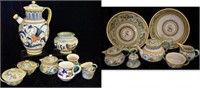 ASSORTED ITALIAN TIN GLAZED EARTHENWARE