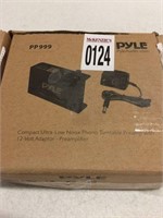 PYLE COMPACT ULTRA LOW NOISE PHONO TURNTABLE