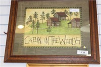 "CABIN IN THE WOODS" BY CINDY SHAMP