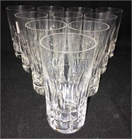 Set Of 10 Crystal Juice Glasses