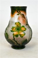 Daum Nancy Handmade Glass Vase
