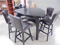 Tall Table, 4 Chairs & Bench Seat