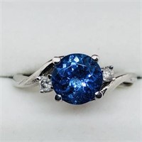 10K White Gold Tanzanite (1.75ct) Ring