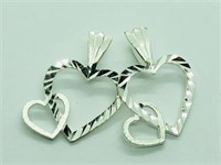 Silver Heart Shaped Pendant