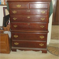 Beautiful Walnut Stained Chest of Drawers