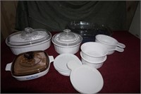 Lot of casserole dishes