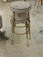 Stack of two old stools