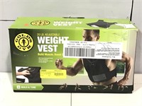 Gold Gym 20lb adjustable weight vest