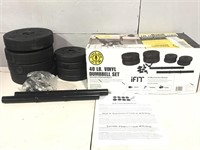 40LB dumbbell set by Golds Gym