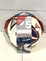 Size 5 soccer ball appears ne