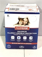 Allerease king bed protection new