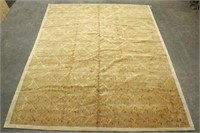 Modern Design Wool and Silk Rug 13'6" x 10'