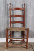 Shaker Split Cane Ladder Back Chair