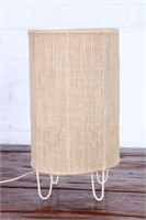 Arts and Crafts Style Woven Linen Table Lamp