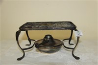 Early silver plated food warmer