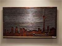 Toronto wire skyline art