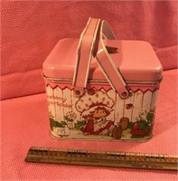 Small, Vintage Strawberry Shortcake Tin / Box