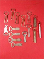 15 Vintage Bottle Openers