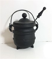 Small Cast Iron Potbelly Cauldron