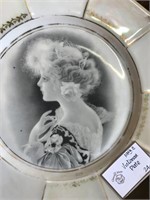 One (1) Vintage Victorian Plate