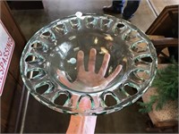 Beautiful Lightly Green Tinted Glass Bowl