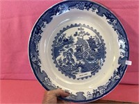 Antique Blue & White English Plate