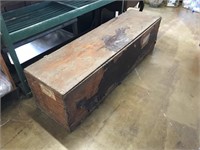 Large Wooden Crate / Case / Box / Hinged Lid