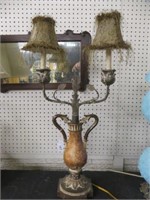 PAIR OF FRENCH STYLE PARLOR LAMP 30"T