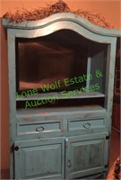 Rustic Turquoise TV Cabinet