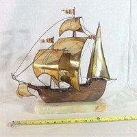 Metal Ship - signed DeMott