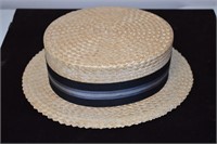 Custom Made 1940's Men's Straw Hat