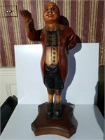 Wooden statue of Butler Very Nice