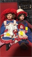 Raggedy Anne and Andy and Doll