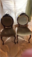 Set of two Victorian Style Parlor Chairs