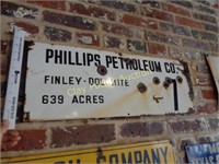 Large PHILLIPS PETROLEUM Porcelain Sign