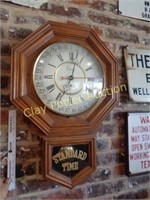 Vintage Wall Clock with Key