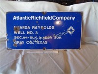 Atlantic Richfield Company Porcelain Sign