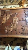 Antique Carved Oriental Coffee Table