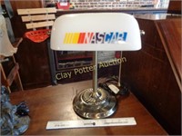 NASCAR Glass Shade Desk Lamp