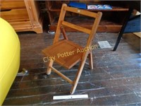 Vintage Folding Child's Chair