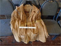 Custom Leather Indian Bead Jacket