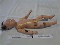 Vintage Wooden Doll - Jointed