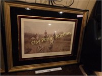 Framed Fox Hunt Print "In for a Gallup"