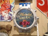 Michelob Ultra Beer Ad Clock