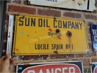 Sun Oil Company Porcelain Sign