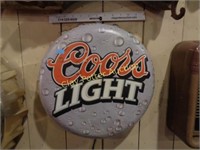 Coors Light Beer Bar Ad Sign